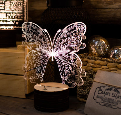 3d Butterfly Illusion Lamp – Beautiful Night Lamp