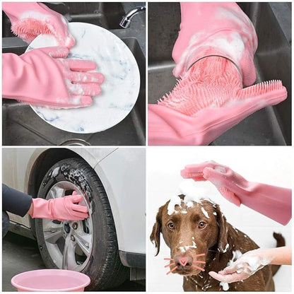 Gloves Magic Silicone Dish Washing Gloves