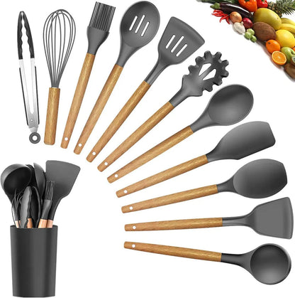 Kitchen Set, 12 Pieces, Silicone