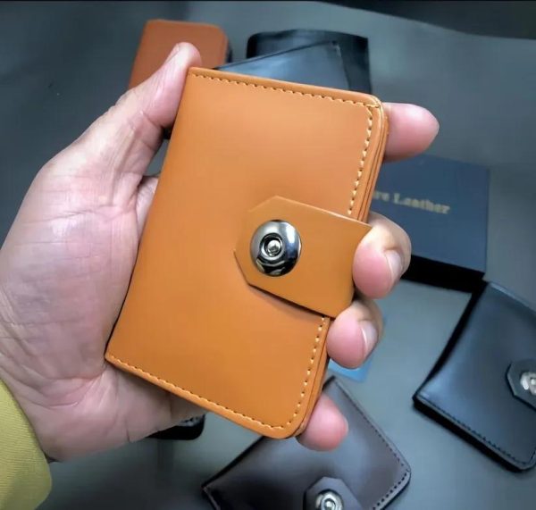 Plain Leather Smart Wallet