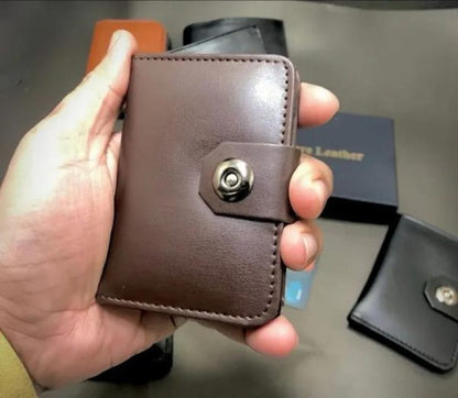 Plain Leather Smart Wallet