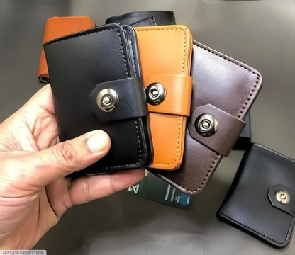 Plain Leather Smart Wallet